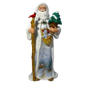 Home Interiors Santa Father Christmas Figurine 58128-05 Homco 2005 Holiday Decor